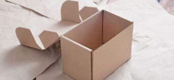 A foldable carton box with paper packaging.